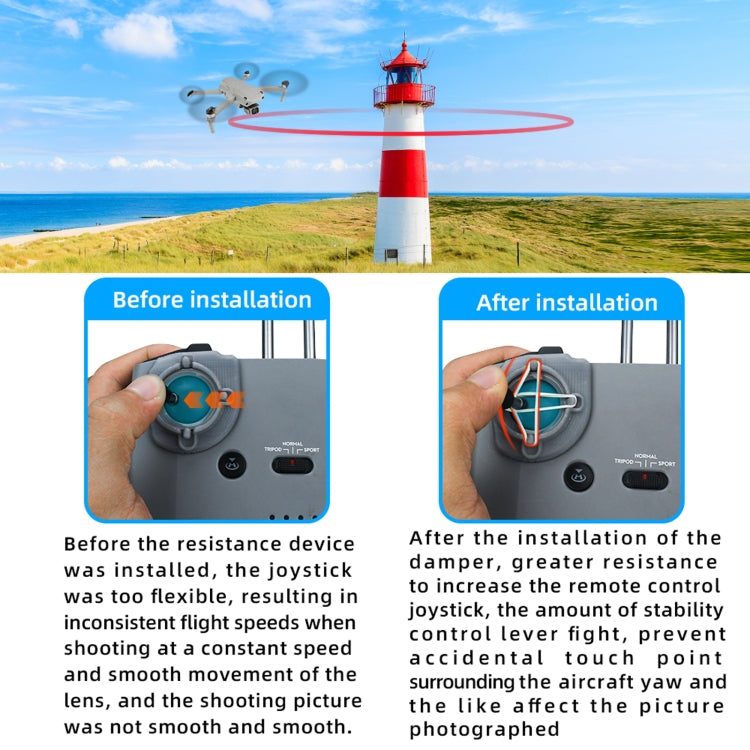 RCSTQ Remote Control Stick Damper Joystick Fixed Bracket For DJI Mavic Air 2 / Air 2S / Mini 2 - HoMEdemic™ 