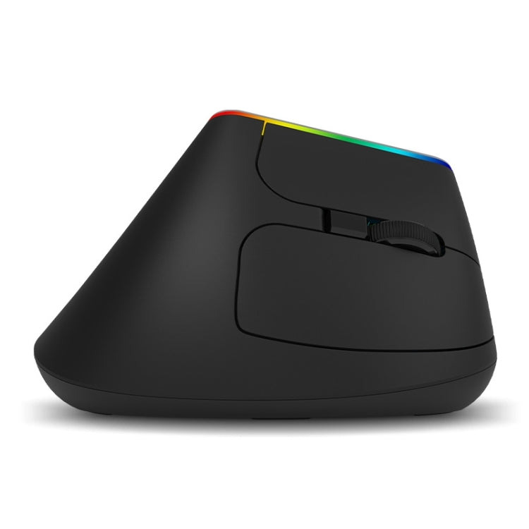 DELUX M618DB 6-Keys 1600 DPI RGB Vertical Wireless Bluetooth Dual-Mode Mouse(Lithium Bluetooth Version) - HoMEdemic™ 