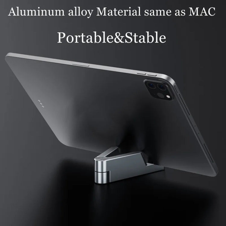 Aluminum Alloy Folding Mobile Phone Stand Tablet Computer Stand(Black) - HoMEdemic™ 