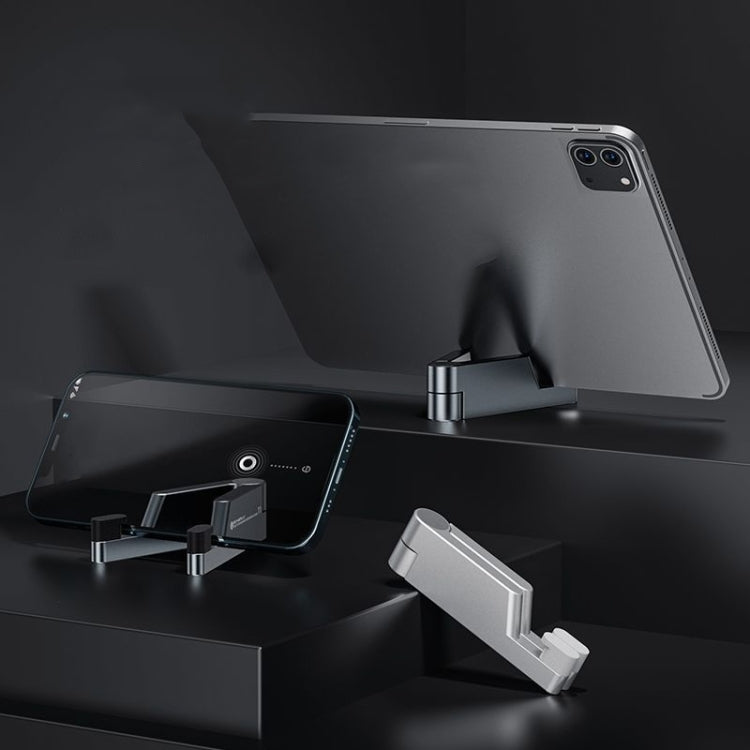 Aluminum Alloy Folding Mobile Phone Stand Tablet Computer Stand(Black) - HoMEdemic™ 