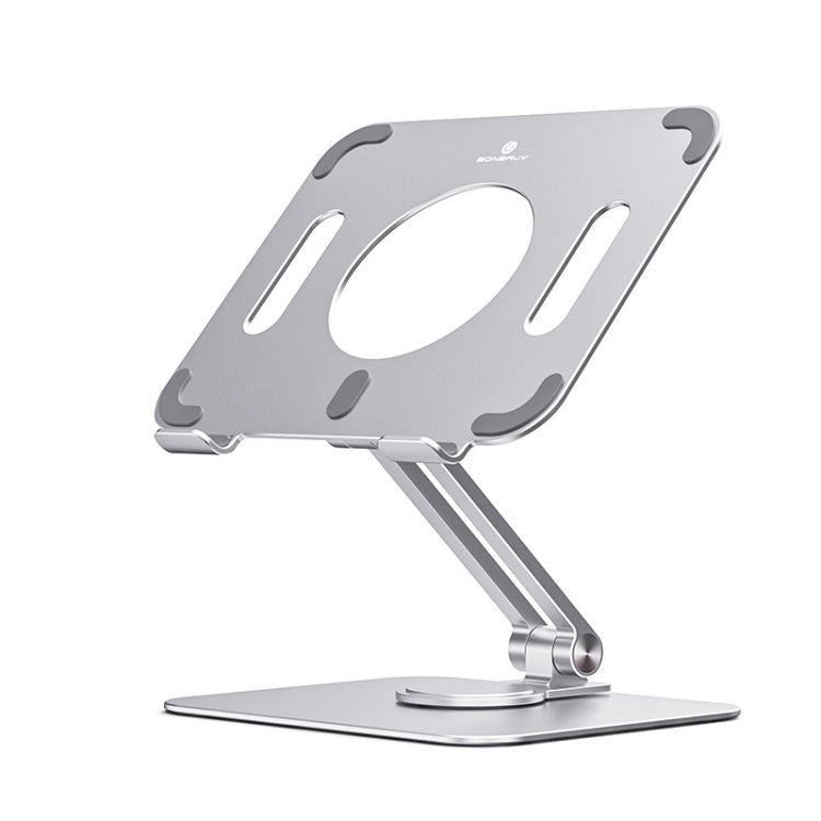 Boneruy L04mini 360 Degree Rotating Aluminum Alloy Tablet Laptop Holder(Silver) - HoMEdemic™ 