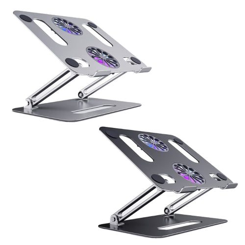 BONERUY P43F Aluminum Alloy Folding Computer Stand Notebook Cooling Stand, Colour: Silver - HoMEdemic™ 