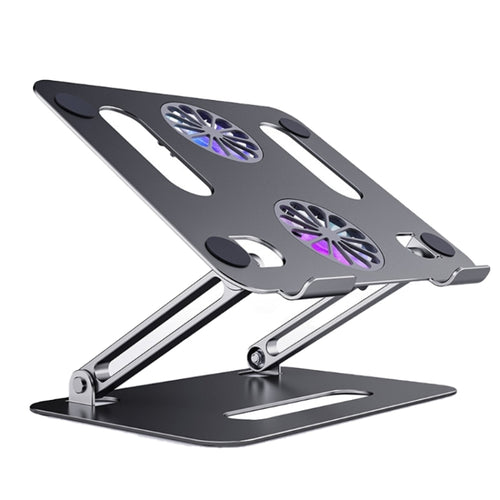 BONERUY P43F Aluminum Alloy Folding Computer Stand Notebook Cooling Stand, Colour: Grey - HoMEdemic™ 