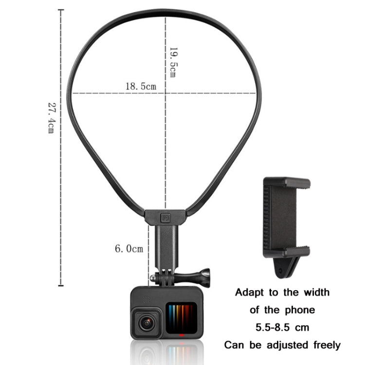 Action Camera Neck-hanging Bracket(Black) - HoMEdemic™ 