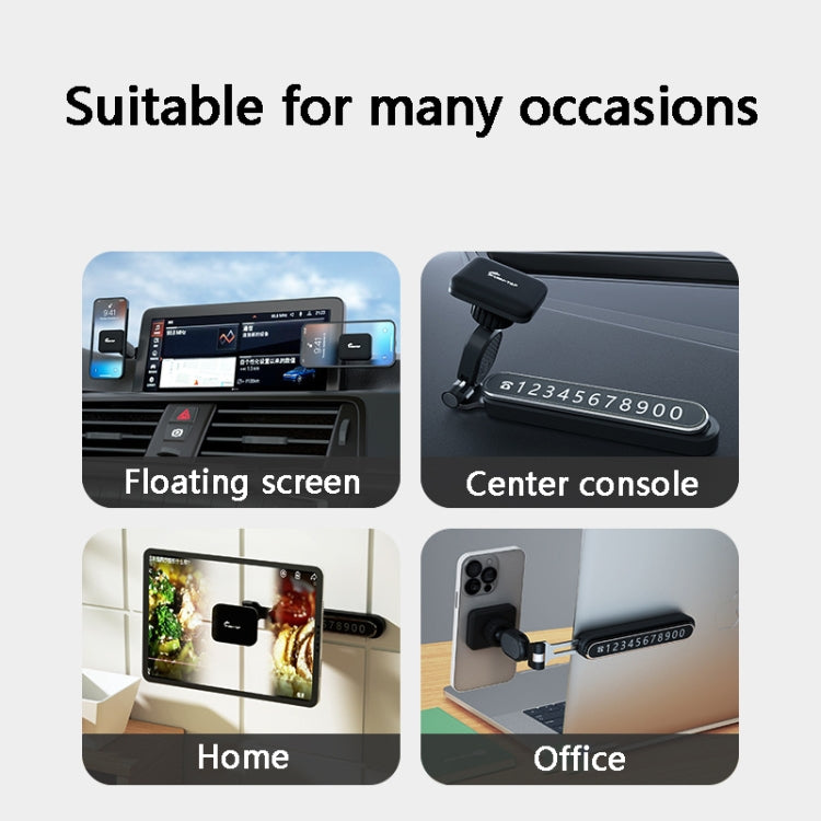Sumi-tap Stp-0058 3 In 1 Magnetic Car Phone Holder(Gray) - HoMEdemic™ 