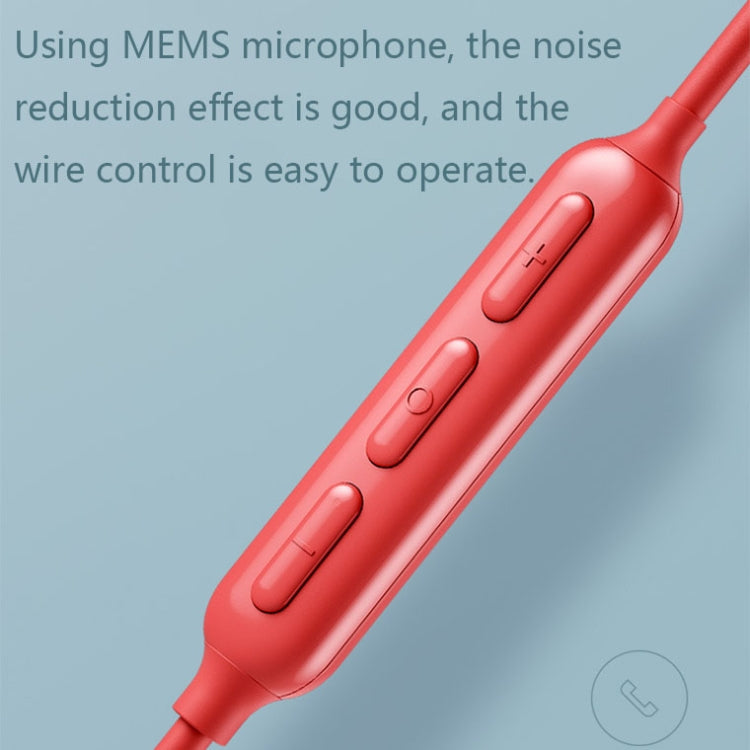 Havit i30 Mini Neck-Mounted Magnetic Sports Bluetooth Earphone(Red) - HoMEdemic™ 