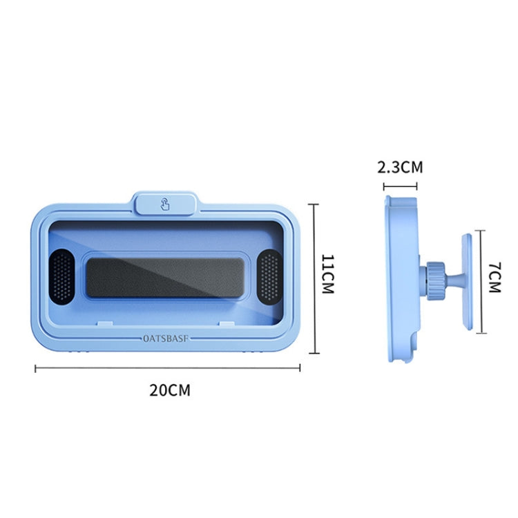 Oatsbasf  Bathroom Waterproof Phone Case Holder Shower Phone Box Wall Mount Phone Holder(Blue) - HoMEdemic™ 
