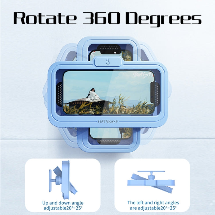 Oatsbasf  Bathroom Waterproof Phone Case Holder Shower Phone Box Wall Mount Phone Holder(White) - HoMEdemic™ 
