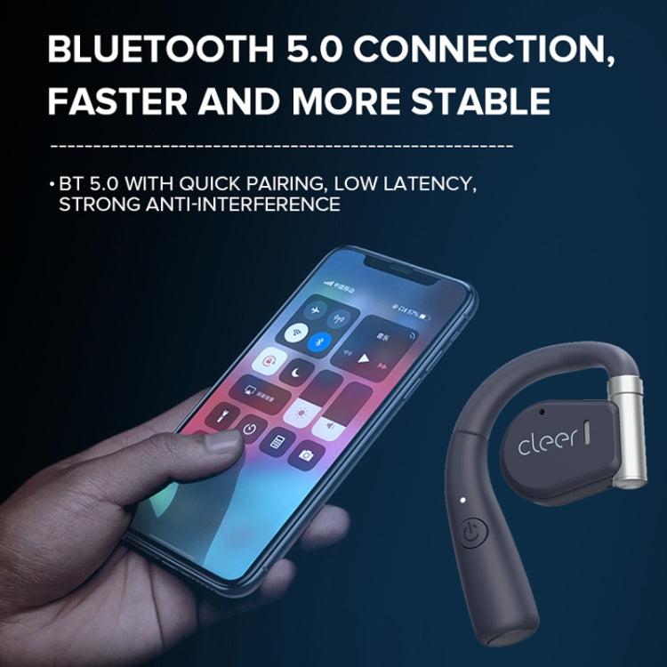 Cleer Call Noise Cancelling Music Gaming Swivel Over-Ear Wireless Bluetooth Earphones(Blue) - HoMEdemic™ 