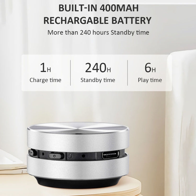 DuraMOBI Hummingbird Black Technology Bone Conduction Wireless Speaker Portable Small Audio(Silver) - HoMEdemic™ 
