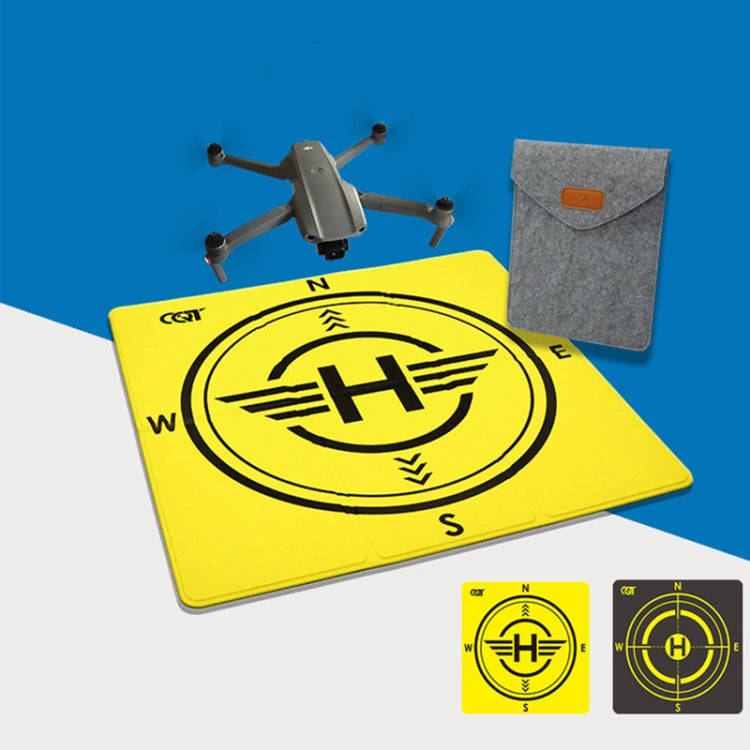 Outdoor Aerial Photography Double-sided Landing Pad For DJI Mavic 3 / Air 2 / Air 2S(Yellow + Black) - HoMEdemic™ 
