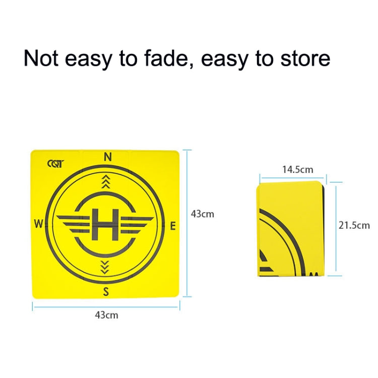 Outdoor Aerial Photography Double-sided Landing Pad For DJI Mavic 3 / Air 2 / Air 2S(Yellow + Black) - HoMEdemic™ 