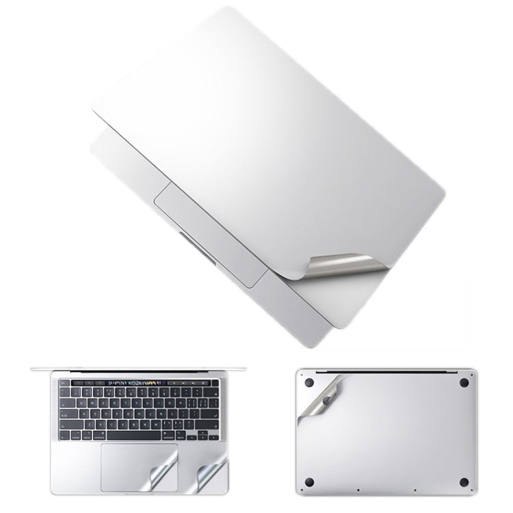 JRC Upper Cover Film + Bottom Cover Film + Full-Support Film + Touchpad Film Laptop Protective Sticker For Macbook 16Pro 2021 A2485(Silver) - HoMEdemic™ 
