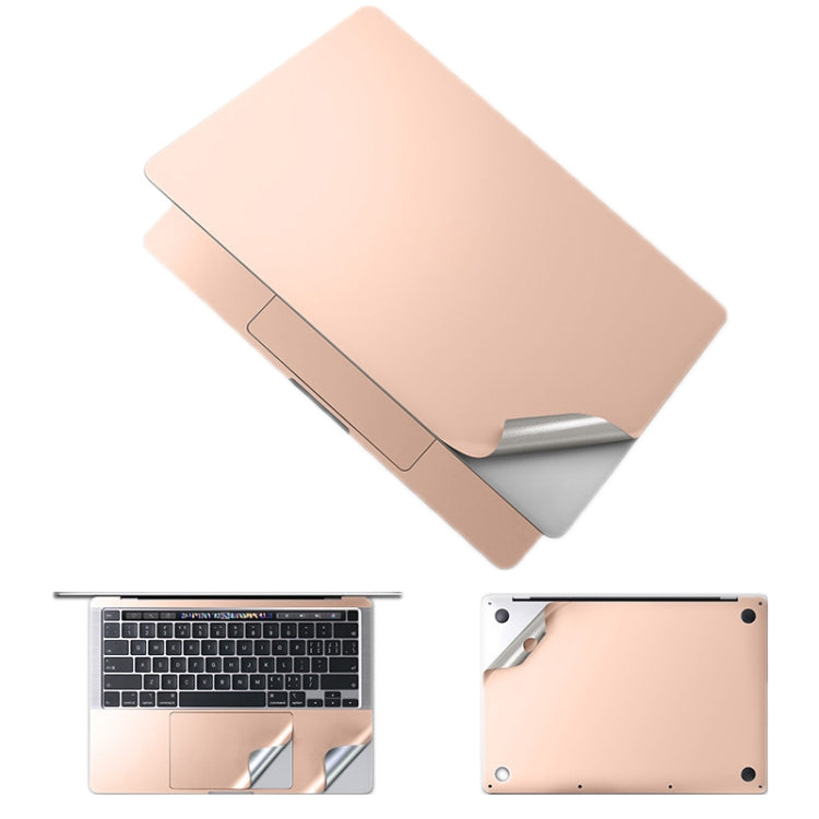 JRC Upper Cover Film + Bottom Cover Film + Full-Support Film + Touchpad Film Laptop Protective Sticker For Macbook 16Pro 2021 A2485(Gold) - HoMEdemic™ 