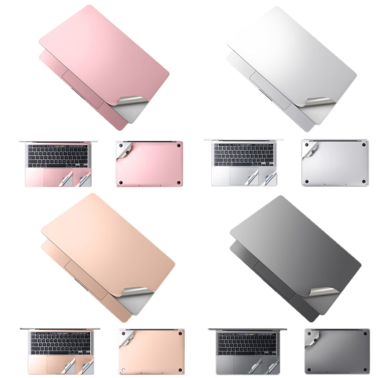 JRC Upper Cover Film + Bottom Cover Film + Full-Support Film + Touchpad Film Laptop Protective Sticker For Macbook 16Pro 2021 A2485(Silver) - HoMEdemic™ 
