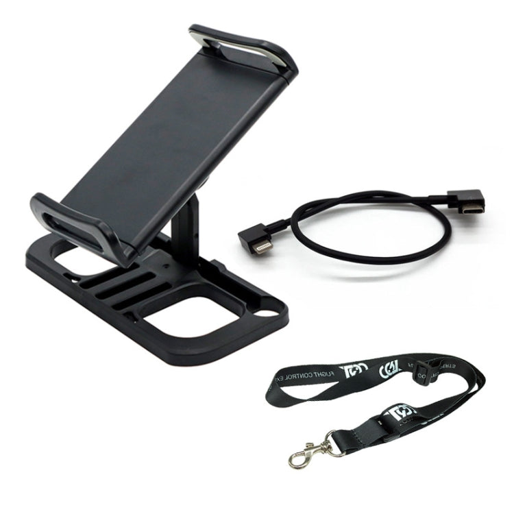 Drone Remote Controller Holder Tablet Extended Bracket Clip With Lanyard & 8 Pin Line - HoMEdemic™ 
