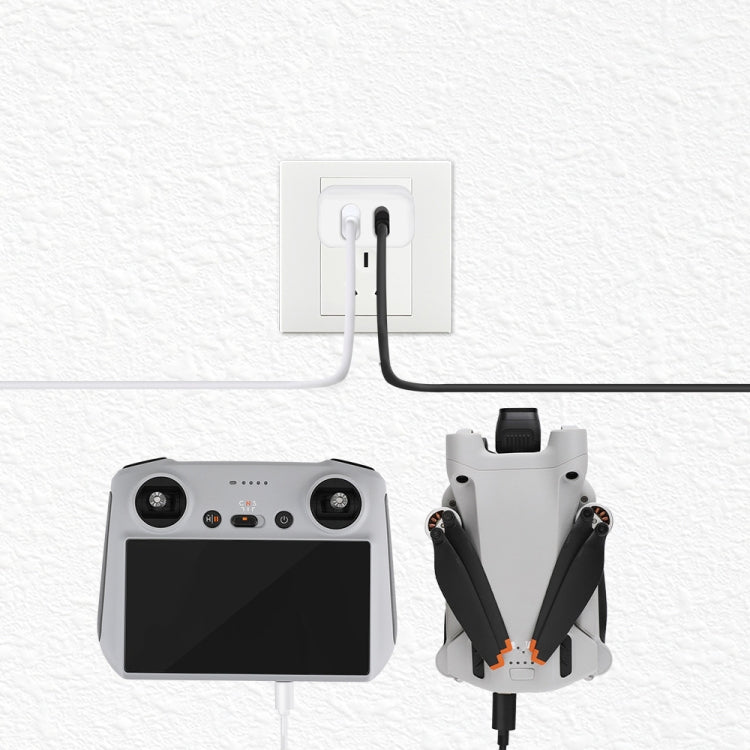 RCSTQ Drone 30W Dual Port Gallium Nitride Charger for DJI Mini 2/Mini 3 Pro - HoMEdemic™ 