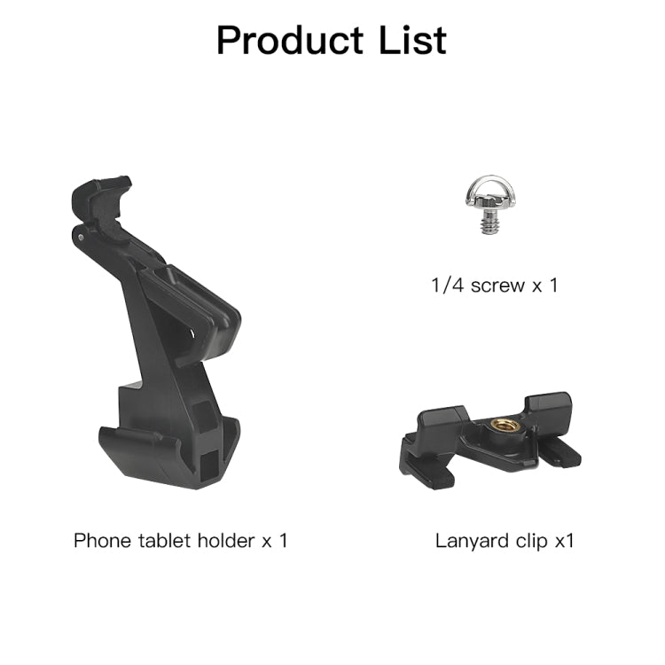 RCSTQ Remote Control Phone Tablet Bracket for DJI Mavic 3/Mini 2/Mini 3 Pro,Style: Only Clip - HoMEdemic™ 