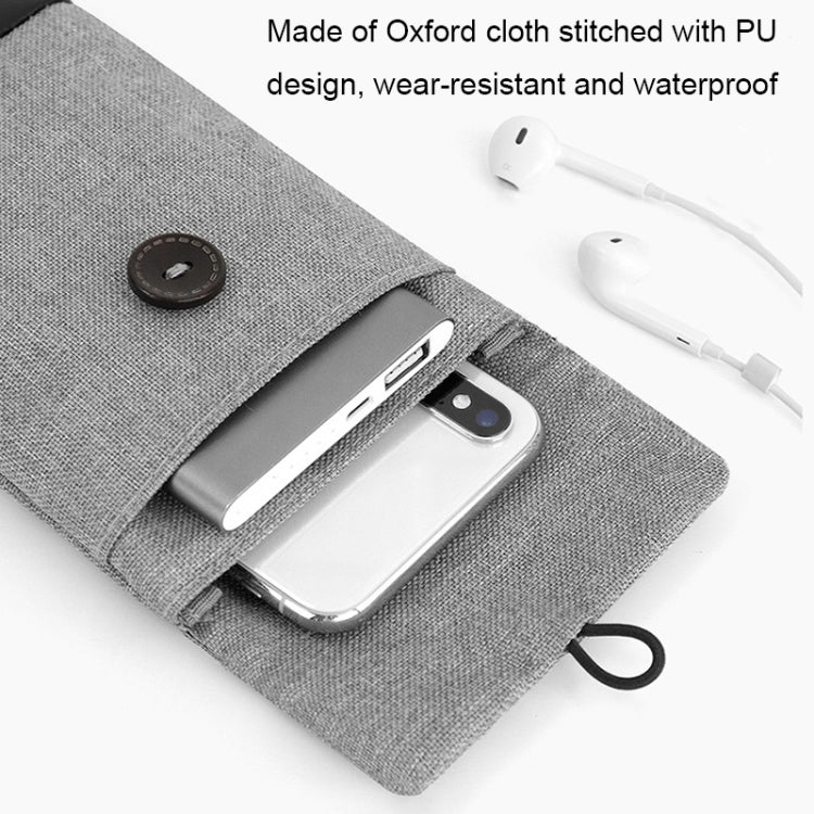 Baona Waterproof Data Cable Protective Bag, Spec: Hidden Buckle Large (Black) - HoMEdemic™ 