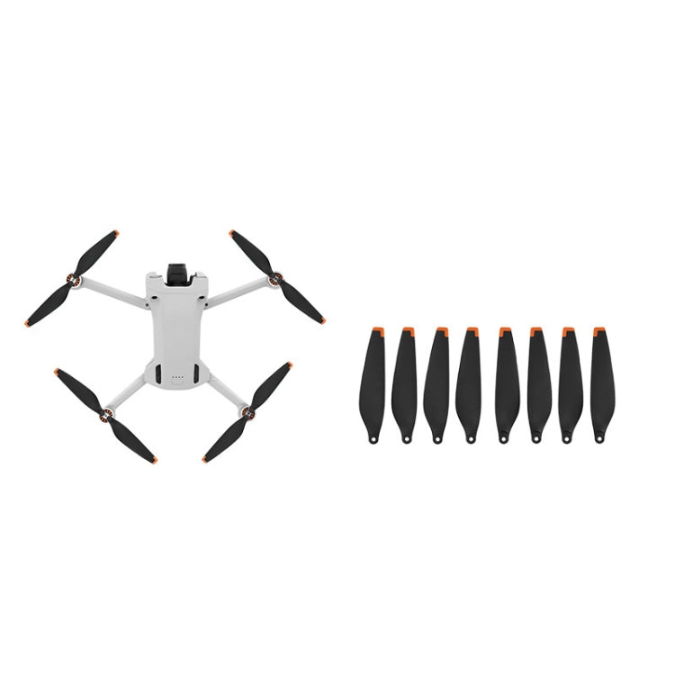 8 PCS 6030F Double Sided Colorful Low Noise Wing Propellers For DJI Mini 3 Pro, Color: Orange Tip - HoMEdemic™ 