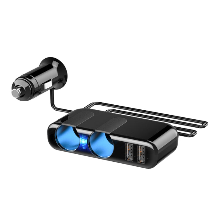 SHUNWEI Car Cigarette Lighter Charger 12/24V USB Converts Socket, Style: 2 Holes 2 USB - HoMEdemic™ 
