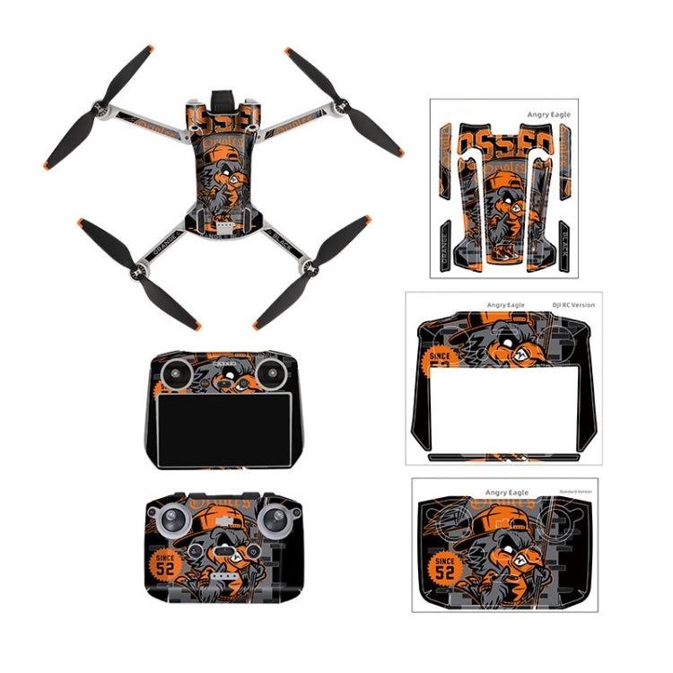 Sunnylife Drone+Remote Control Protective Sticker For DJI Mini 3 Pro RC Version(Irimitent Eagle) - HoMEdemic™ 