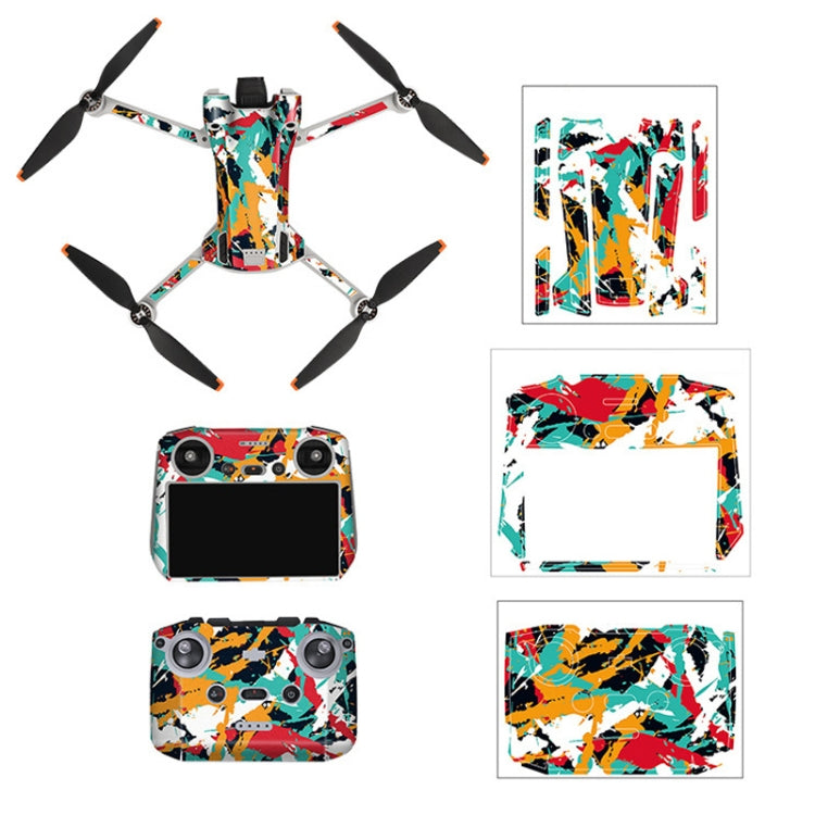 Sunnylife Drone+Remote Control Protective Sticker For DJI Mini 3 Pro RC Version(Rhythm Graffiti) - HoMEdemic™ 
