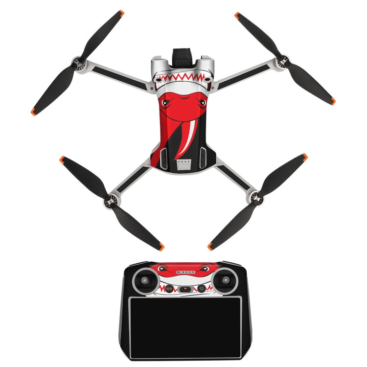 Sunnylife Drone+Remote Control Protective Sticker For DJI Mini 3 Pro RC Version(Shark Red) - HoMEdemic™ 