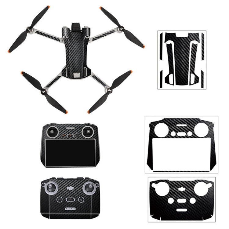 Sunnylife Drone+Remote Control Protective Sticker For DJI Mini 3 Pro RC Version(Carbon Black) - HoMEdemic™ 