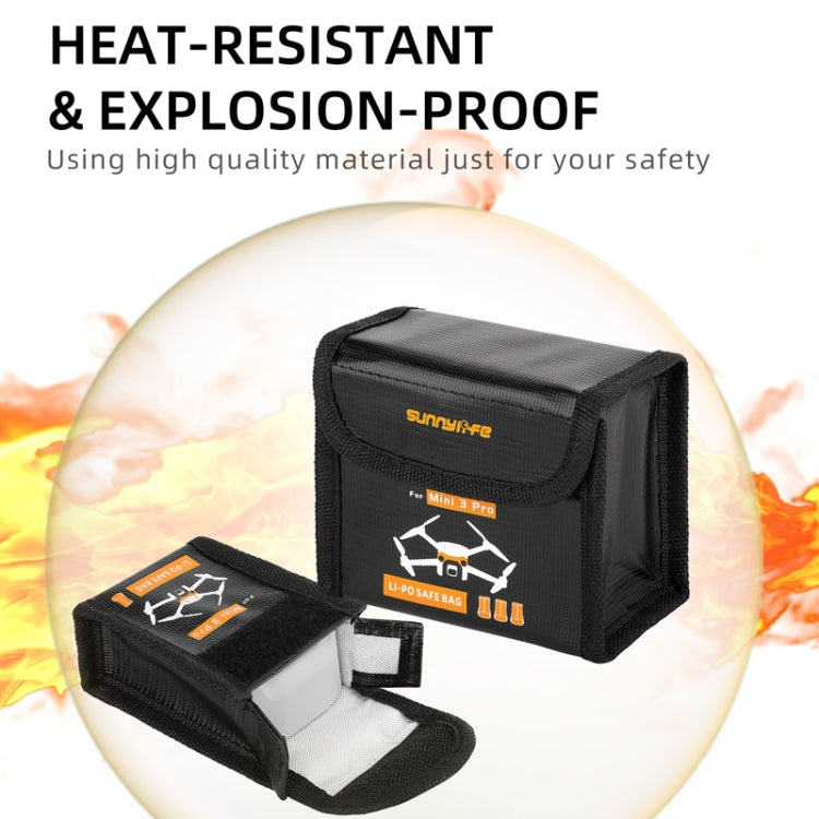 Sunnylife  Battery Explosion-proof Bag Storage Bag for DJI Mini 3 Pro,Size: Can Hold 1 Battery - HoMEdemic™ 