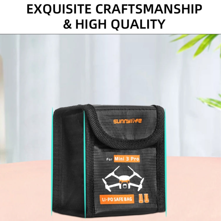 Sunnylife  Battery Explosion-proof Bag Storage Bag for DJI Mini 3 Pro,Size: Can Hold 2 Batteries - HoMEdemic™ 