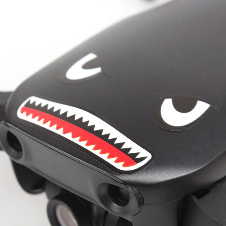 3 Sets Drone Shark Emoticon Body Sticker Battery Sticker(Blue Black) - HoMEdemic™ 