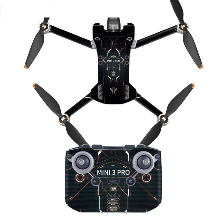 Flat Style Waterproof Anti-Scratch Sticker For DJI Mini 3 Pro RC-N1 Ordinary Version(Mn3-01) - HoMEdemic™ 