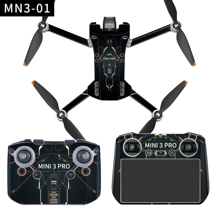 Flat Style Waterproof Anti-Scratch Sticker For DJI Mini 3 Pro RC With Screen Version(Mn3-01) - HoMEdemic™ 