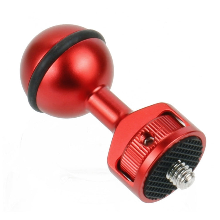 2.5cm Ball Head Clip for Action Camera Underwater Video Camera Light Diving Joint(Red) - HoMEdemic™ 