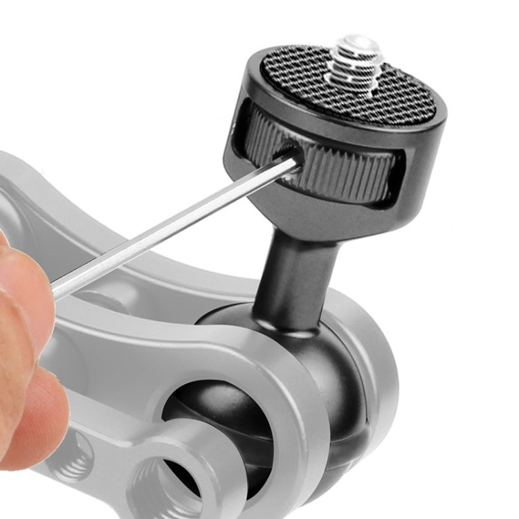 2.5cm Ball Head Clip for Action Camera Underwater Video Camera Light Diving Joint(Black) - HoMEdemic™ 