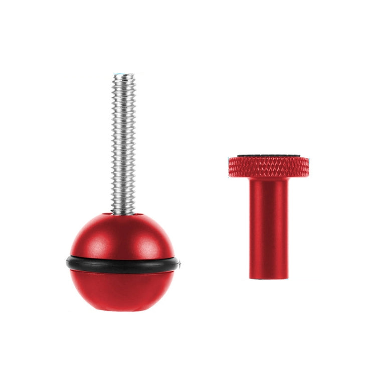 Ball Head Adapter Adjustable Screw Fixed Mount  Camera Underwater Diving Photography Lights Bracket(1/4 Inch Red) - HoMEdemic™ 