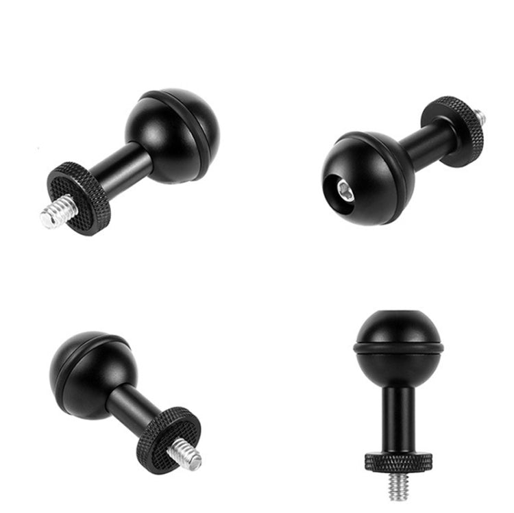 Ball Head Adapter Adjustable Screw Fixed Mount  Camera Underwater Diving Photography Lights Bracket(M5 Screw Black) - HoMEdemic™ 