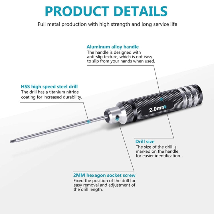 BRDRC 4 In 1 Drone Repair And Disassembly Tool Inner Hexagonal T6/T9 Screwdriver(Black) - HoMEdemic™ 