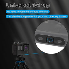 Metal Folding Magnetic Replacement Base for GoPro HERO10 Black / HERO9 Black / HERO8 Black/MAX - HoMEdemic™ 