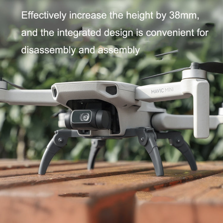 Sunnylife LG380 Heightening Spider Tripod Folding Drop Protection Bracket For DJI Mini 2 / SE / Mini 4K / DJI Mini 2 SE(Grey) - HoMEdemic™ 