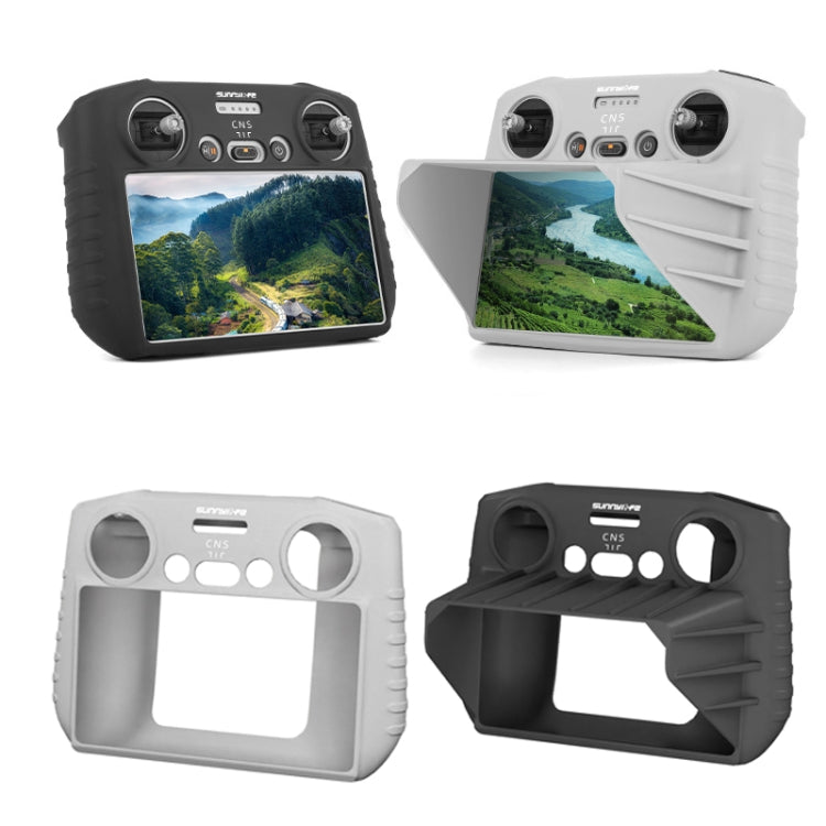 Sunnylife For DJI RC Remote Control Silicone Protective Case, Style: Without Hood (Gray) - HoMEdemic™ 