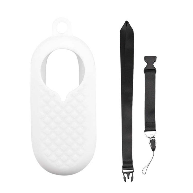 2 PCS Thumb Camera Silicone Case + Lanyard For Insta360 GO2(White) - HoMEdemic™ 