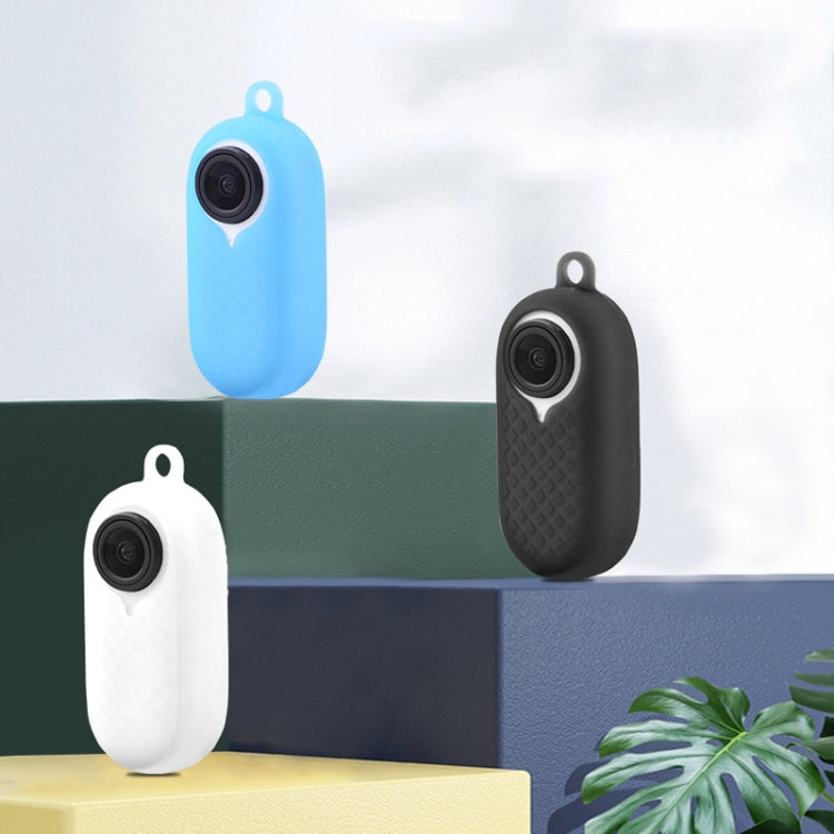 2 PCS Thumb Camera Silicone Case + Lanyard For Insta360 GO2(White) - HoMEdemic™ 