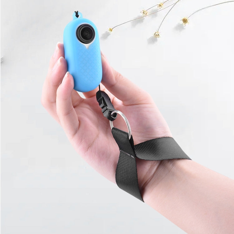 2 PCS Thumb Camera Silicone Case + Lanyard For Insta360 GO2(Black) - HoMEdemic™ 