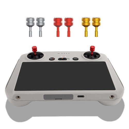 1 Pair Sunnylife MM3-YG393 For DJI Mini3 Pro DJI RC With Screen Remote Control Thumb Rocker(Titanium) - HoMEdemic™ 