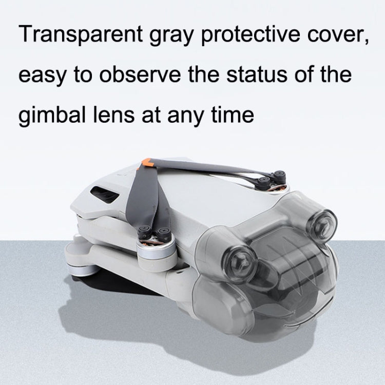 Sunnylife MM3-G445 For DJI Mini 3 Pro Frog Lens Cover Gimbal Protection Vision Sensor Cover(Transparent Gray) - HoMEdemic™ 
