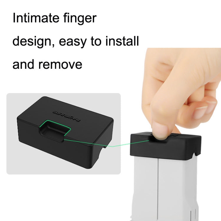 3PCS Sunnylife MM3-DC405 For DJI Mini 3 Pro Short Circuit Resistant Battery Silicone Dust Cover(Black) - HoMEdemic™ 