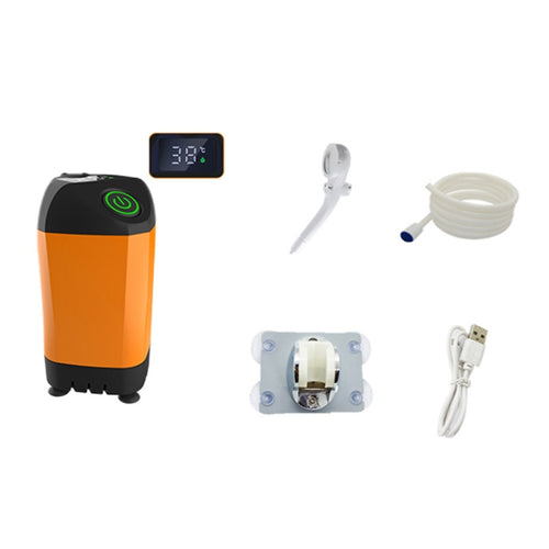 Outdoor Bath Artifact Field Dormitory Simple Electric Shower, Specification: Digital Display 4400mAh - HoMEdemic™ 