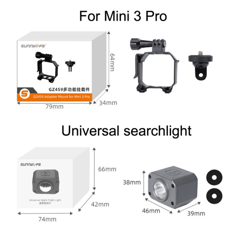 Sunnylife MM3-GZ459 For DJI Mini 3 Pro GoPro10 Action Camera Mount Hanging Load - HoMEdemic™ 